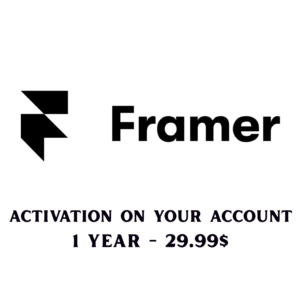 Базовый план Framer — 1 год — на вашу почту