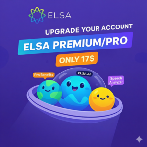 ELSA Speak Premium/Pro – 1 год на ваш аккаунт