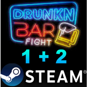 ・Drunkn Bar Fight 1 + 2・ОБЕ ЧАСТИ・STEAM АККАУНТ・PC・