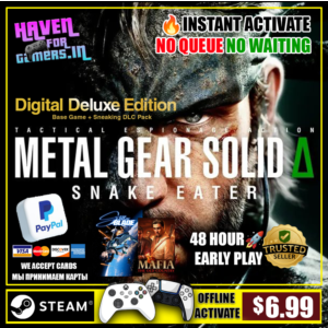 METAL GEAR SOLID Δ: SNAKE EATER DELUXE +2🔥STEAM PAYPAL