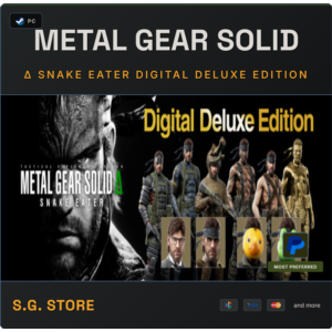 ❤️ METAL GEAR SOLID: SNAKE EATER Deluxe E Steam Offline
