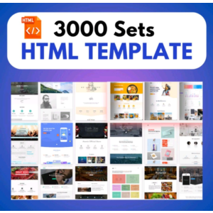 3000+ Премиальный набор шаблонов HTML, CSS и JS