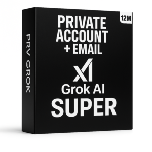 SUPERGROK – Подписка на личный аккаунт на 1 год + 📧