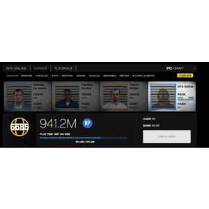 GTA 5 Кастомный аккаунт • 3.5+ миллиа • 5685+LVL✚ Почта