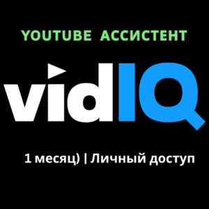 vidIQ – YouTube Ассистент (1 месяц) | Личный доступ