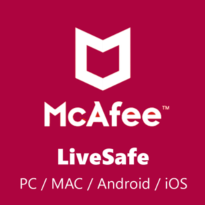 McAfee LiveSafe 1 пользователь 1 год безлимитное устрой