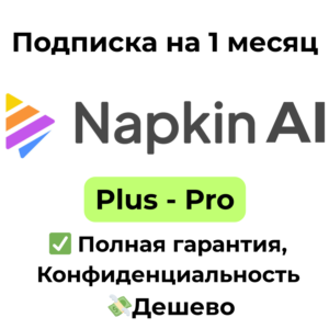 Подписка Napkin AI | Plus/Pro 1 месяц