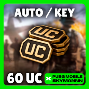 24/7 АВТО | 60 UC КЛЮЧ | PUBG Mobile GLOBAL