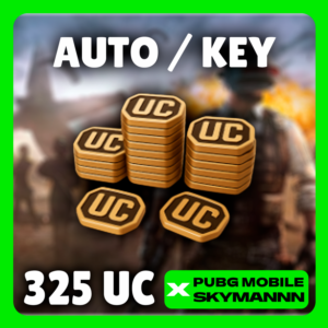 24/7 АВТО | 325 UC КЛЮЧ | PUBG Mobile GLOBAL