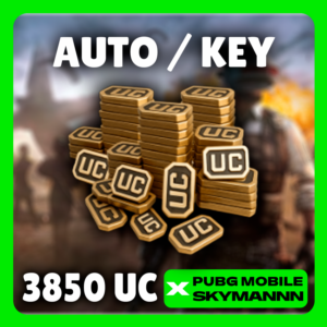 24/7 АВТО | 3850 UC КЛЮЧ | PUBG Mobile GLOBAL