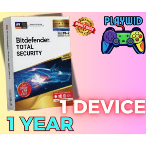 Ключ Bitdefender Total Security на 1 устройство на 1 го