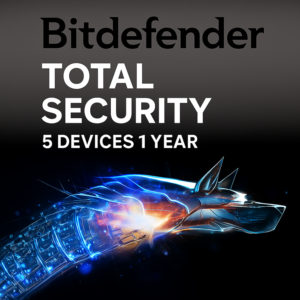 Bitdefender Total Security 5 устройство 1 год