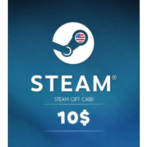 КОД ПОДАРОЧНОЙ КАРТЫ STEAM (США) 10$