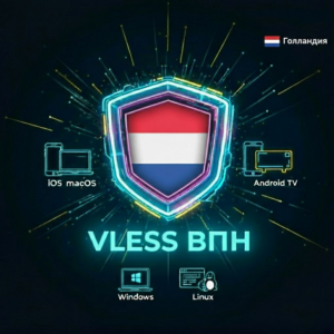 VLESS VPN (Голландия) | Автовыдача | Без блокировок