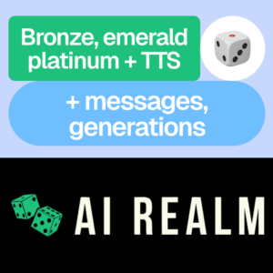 🎲 Ai Realm | Bronze, platinum, emerald | На ваш акк