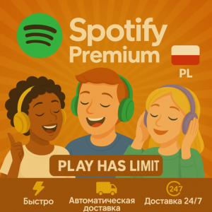 🎵Spotify Premium - 1/3/6 месяцев подписки | PL
