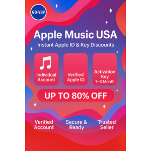 Apple Music США или ключ |Apple ID США Подтверждённый🚀