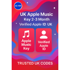 🍎Ключ Apple Music UK 2–3 мес|Подтверждённый Apple ID🚀
