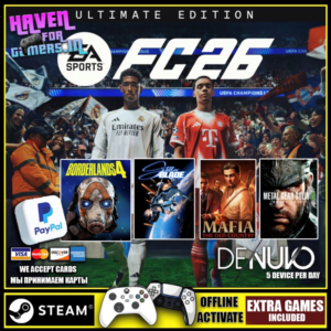 FC 26 Ultimate +4 Games | STEAM | 🚀DENUVO 24H | PAYPAL