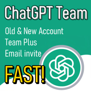 ⚡ChatGPT Team Plus Access Email Invite FAST (1 Month)⚡