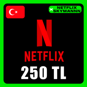 АВТО Карта пополнения Netflix 250 TL ТУРЦИЯ 24/7