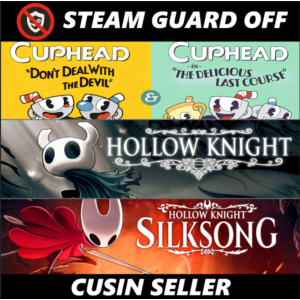 🎮 Общий аккаунт Cuphead DLC + Hollow Knight + Silksong