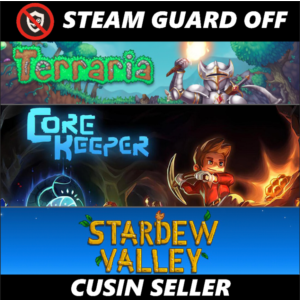 🎮Общий аккаунт Terraria + Stardew Valley + Core Keeper