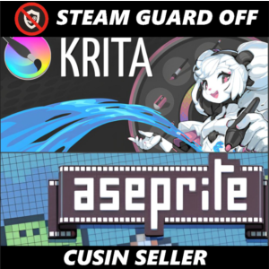 🎮 Общий аккаунт Aseprite + Krita | Без Steam Guard
