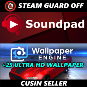 Общий аккаунт Wallpaper Engine +ТОП 25 ОБОЕВ + Soundpad