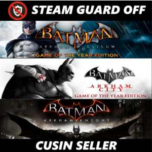 🎮 Общий аккаунт Batman: Arkham Knight + ВСЕ ЧАСТИ