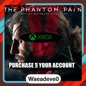 METAL GEAR SOLID V: THE PHANTOM PAIN xbox ваша учетная