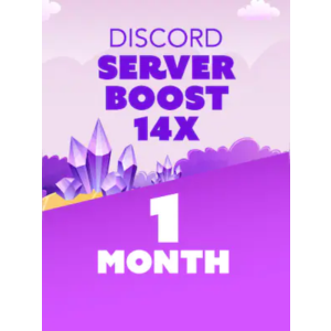 🚀 14 Discord Server Boosts – 1 Month