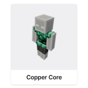 MINECRAFT Copper Core ПЛАЩ СКИН JAVA & BEDROCK / GLOBAL