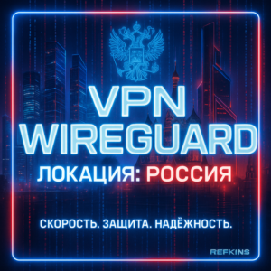VPN ВПН WIREGUARD ЛИЧНЫЙ РОССИЯ