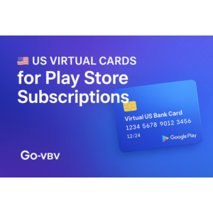 🇺🇸 Вирт. карты США 💳 для подписок Play Store🎉