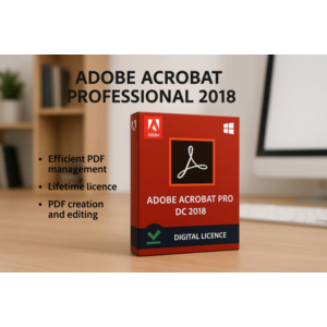 Adobe Acrobat Pro 2018  Windows 1 Device  Lifetime