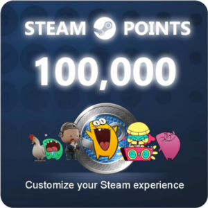 [100000] 100k Steam Points | Стим ОЧКИ + 10000 Подарок