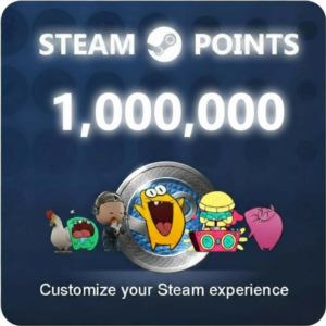 [1000000] 1M Steam Points | Стим ОЧКИ + 100000 Подарок