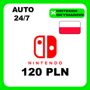 АВТО КАРТА ПОПОЛНЕНИЯ Nintendo eShop 120 PLN ПОЛЬША