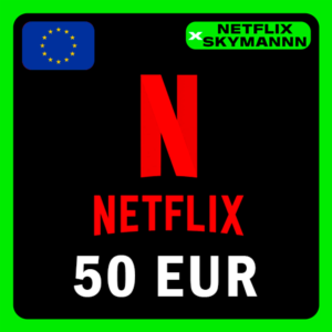 АВТО Карта пополнения Netflix 50 EUR ЕВРОПА 24/7