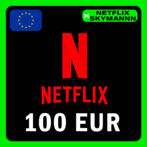 АВТО Карта пополнения Netflix 100 EUR ЕВРОПА 24/7