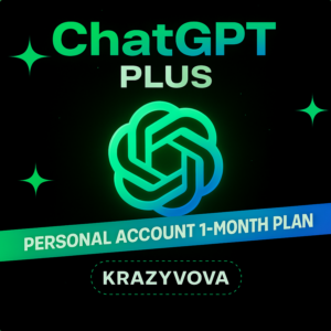 ChatGPT Plus — Личный аккаунт (подписка на 1 месяц)