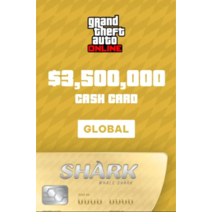 GTA ONLINE: КАРТА WHALE SHARK CASH (ПК) 3 500 000 $ КЛЮ