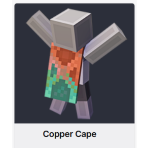 МАЙНКРАФТ【Copper Cape】ПЛАЩ ✦СКИН✦JAVA & BEDROCK /GLOBAL