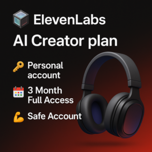 💎 Аккаунт ElevenLabs – 3 месяца полного доступа 🎧⚡️