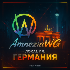 VPN ВПН AMNEZIA ЛИЧНЫЙ ГЕРМАНИЯ AMNEZIAWG
