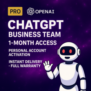 ChatGPT Business Team 1 Month | Instant & Full Warranty