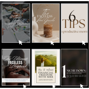 Набор из 6 фаселесс гайдов: планер, руководство по рилc