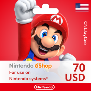 24/7 АВТО | Nintendo eShop 70 USD (подарочная карта)