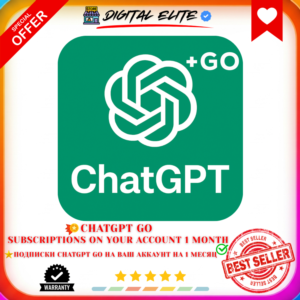 Подписки ChatGPT Go на ВАШ АККАУНТ на 1 месяц